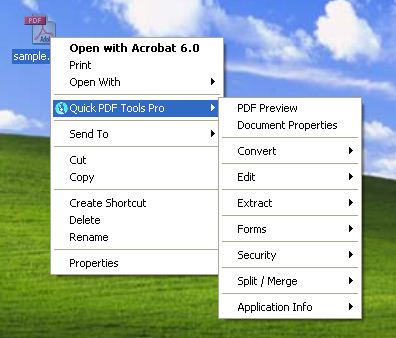 Quick PDF Tools Pro Screenshot